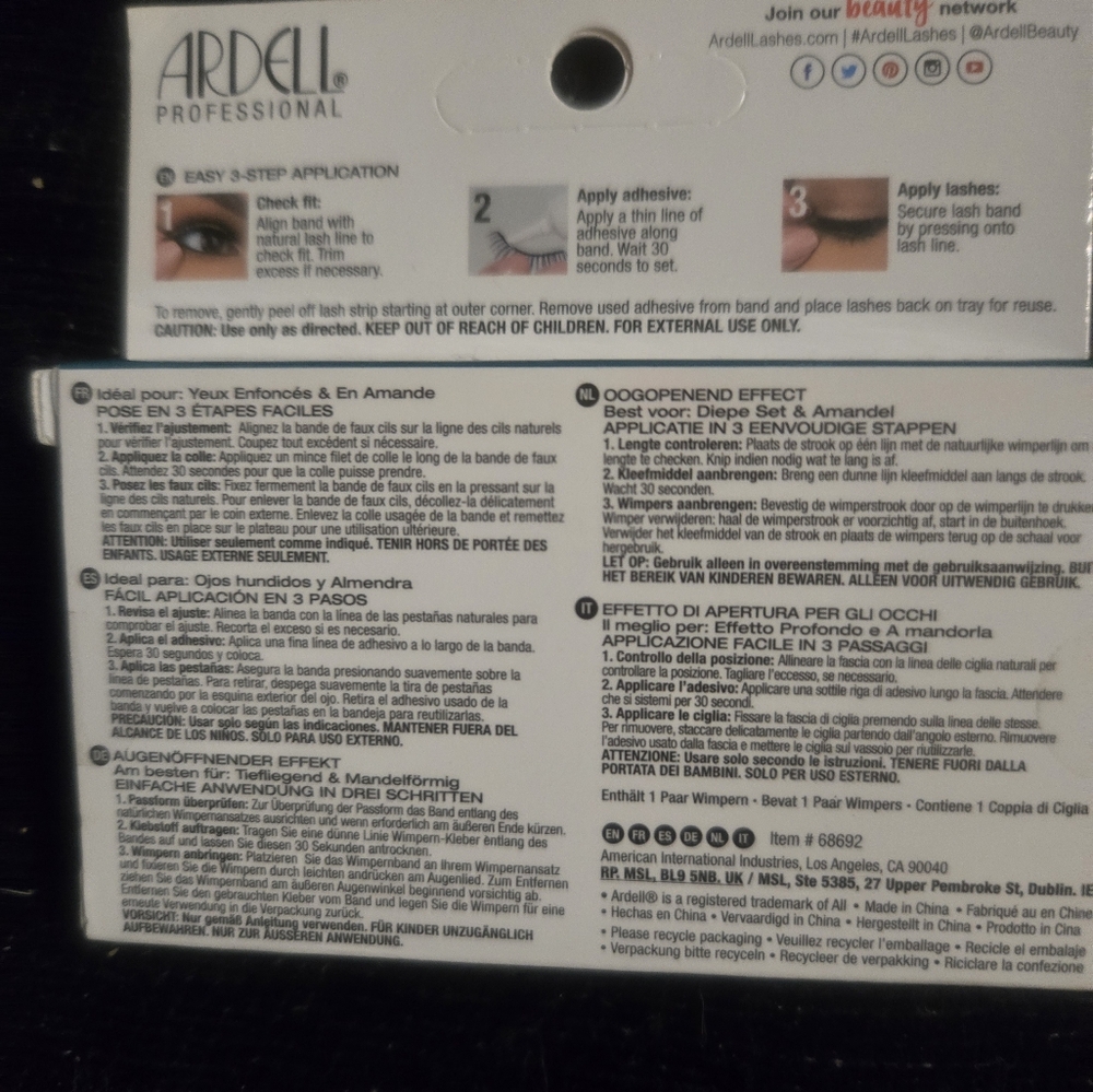 Ardell Extension FX Lashes - Picture 2 of 2